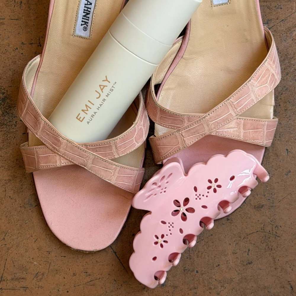 EMI JAY Big Effing Clip in Rose Fleur Eyelet - Великий крабик для волосся "Rose Fleur Eyelet" - фото №3